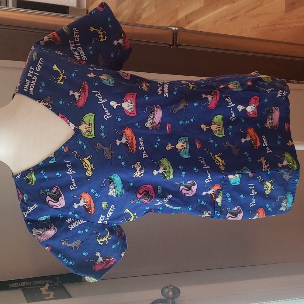Dr. Seuss Scrub Top